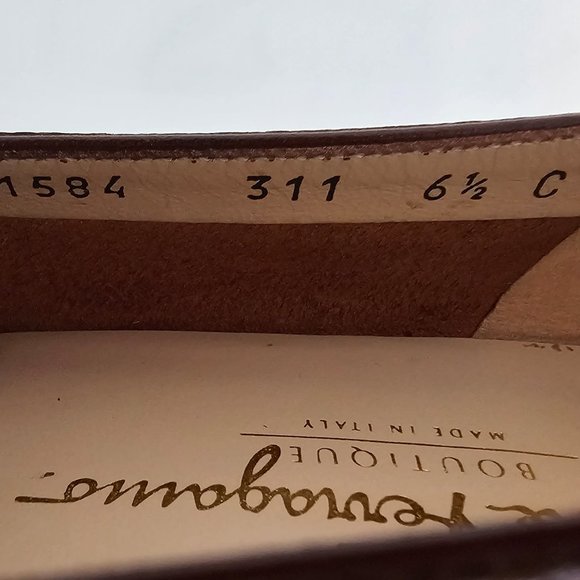 FERRAGAMO SHOES -LOW HEEL - AUTHENTIC! VINTAGE! - Picture 13 of 15